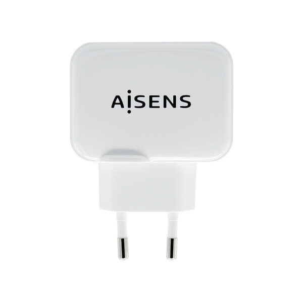 AISENS A110-0439 Caricabatterie per dispositivi mobili Universale Bianco AC Interno