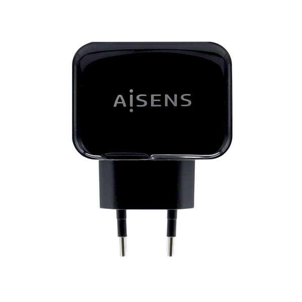 AISENS A110-0440 Caricabatterie per dispositivi mobili Universale Nero AC Interno