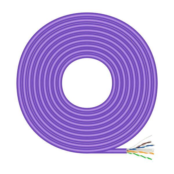 AISENS A135-0748 cavo di rete Viola 305 m Cat6 U/UTP (UTP)