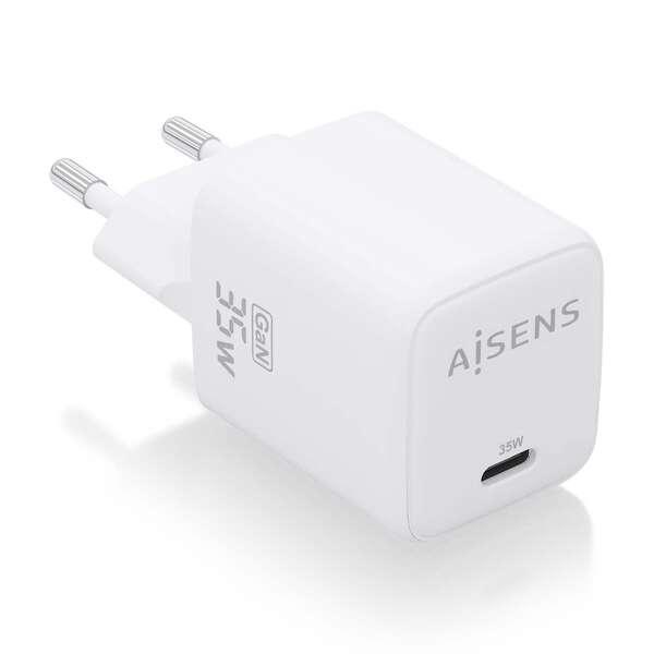 AISENS ASCH-35W1P016-W Caricabatterie per dispositivi mobili Universale Bianco AC Ricarica rapida Interno