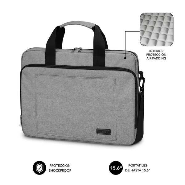 Cartella per laptop Subblim - Design elegante per laptop fino a 15,6" - Sistema di protezione con imbottitura ad aria - Doppia