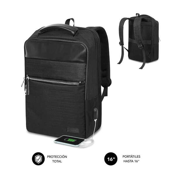 Zaino Subblim Air Imbottito per Computer 15.6" - Alta Protezione con Sistema di Imbottitura Air - Resistente all'acqua - Porta