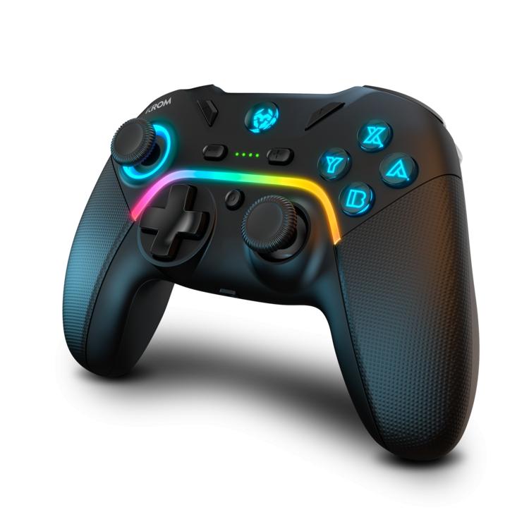 Comando KROM KAYROS/GamePad Bluetooth - Autonomia fino a 12H - Modalità Turbo - Vibrazione regolabile - PC compatibile, Switch