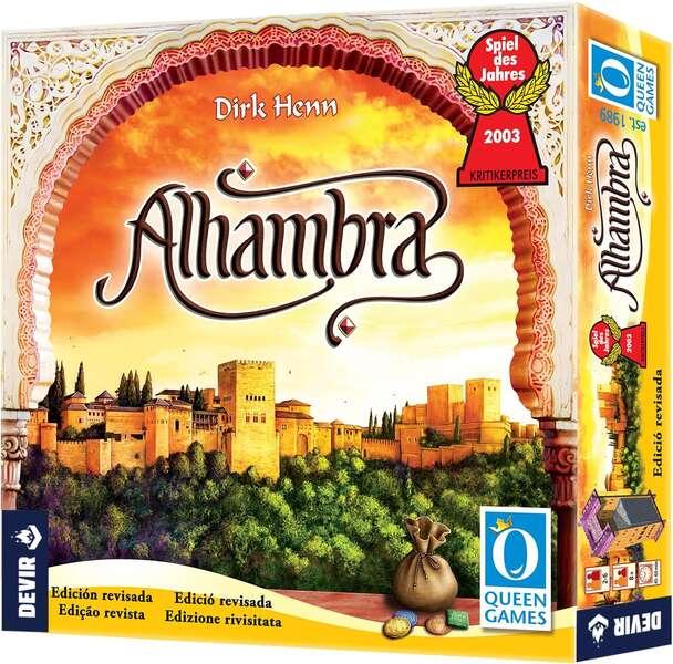 Gioco da Tavolo Alhambra Ed. 2020 - Tema Storico/Mediavale - Da 2 a 6 Giocatori - Da 8 Anni - Durata 45-60min. ca.