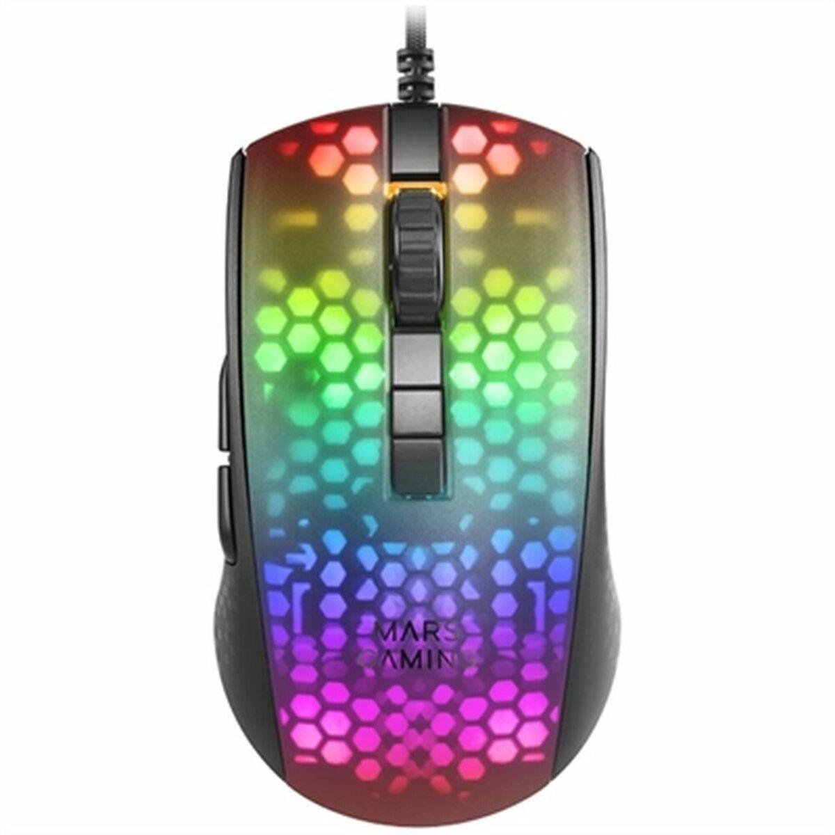 SOURIS FILAIRE GAMER MARS GAMING MMR RGB (NOIR)