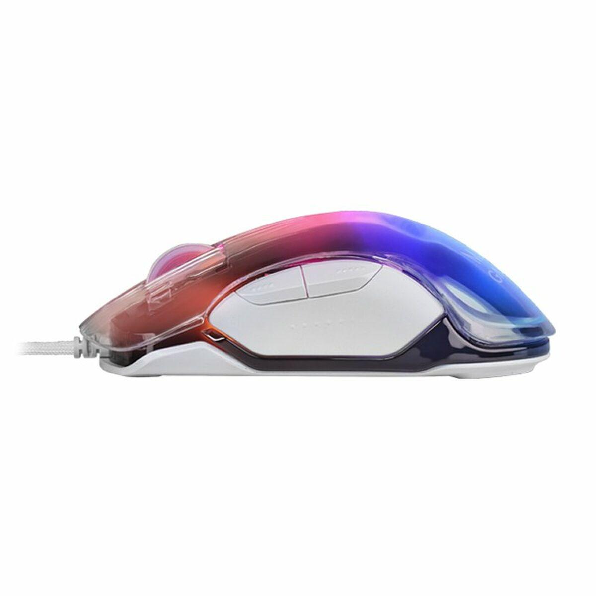 SOURIS FILAIRE GAMER MARS GAMING MMGLOW RGB (BLANC)