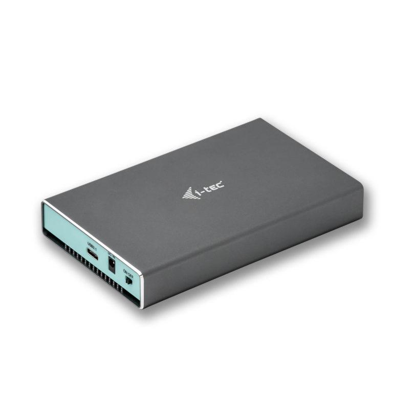 i-tec MySafe USB-C/USB-A 2x M.2 SATA Drive Metal External case with RAID 10Gbps - CAMYSAFEDUALM2