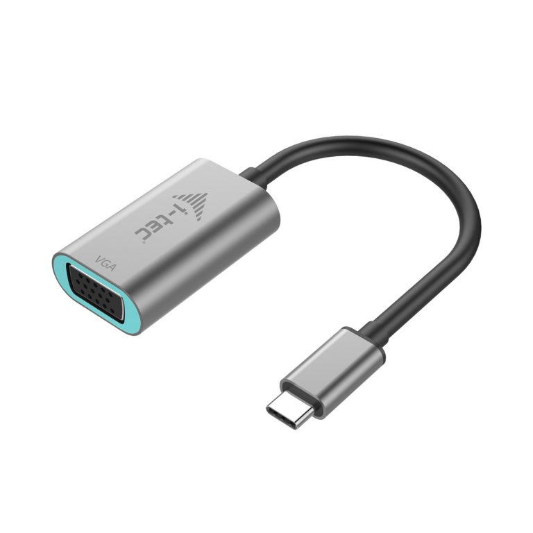 I-TEC USB C TO VGA METAL ADAPTER 1XVGA KOMPATIBEL WITH THUNDERBOLT 3