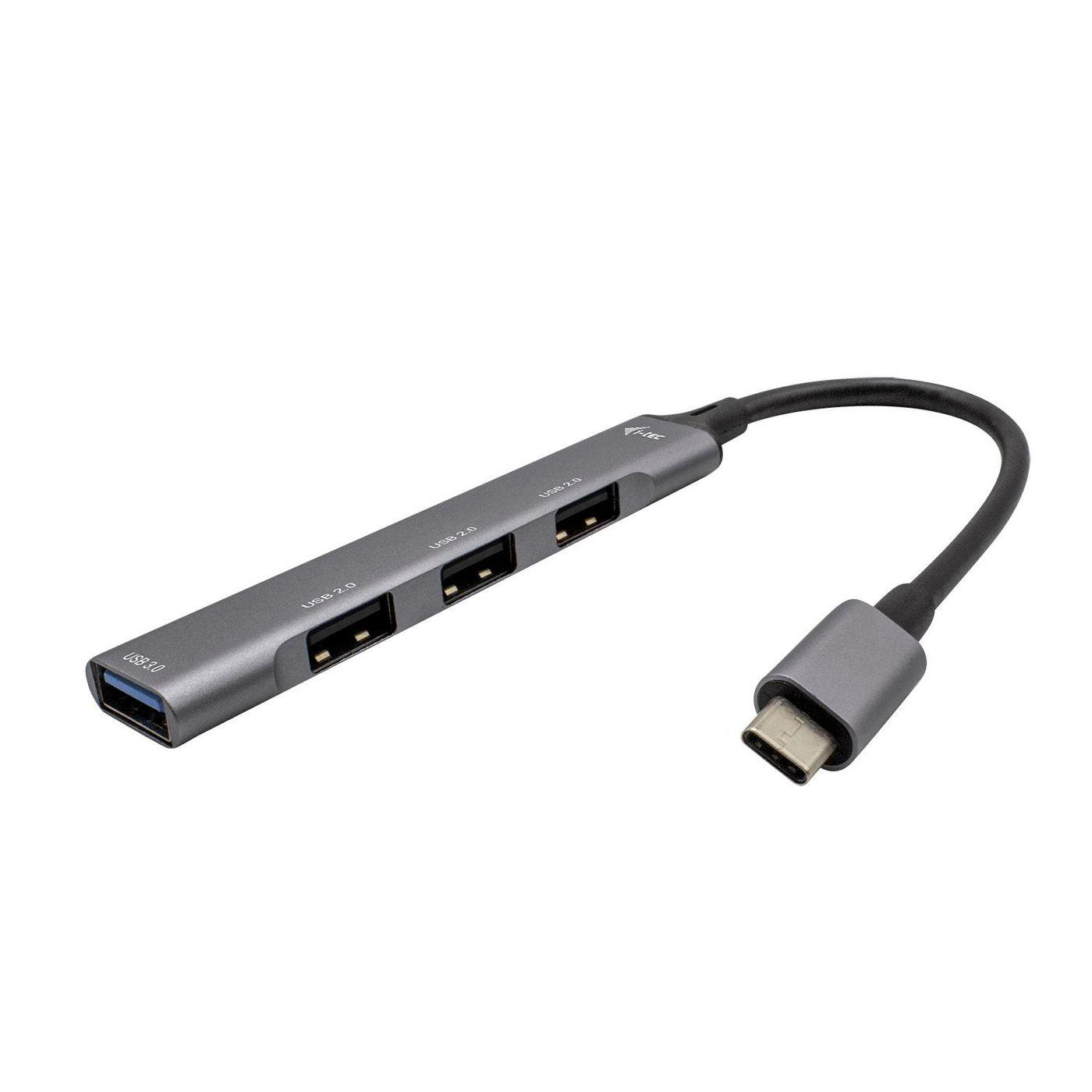 I-TEC USB-C METAL HUB 1X USB 3.0 e 3X USB 2.0