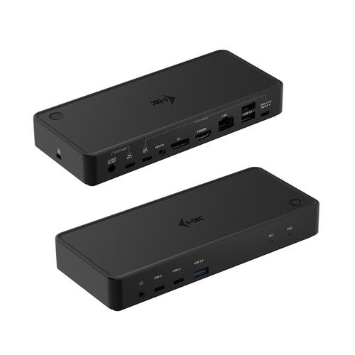 i-tec C31DUALKVMDOCKPDUK replicatore di porte e docking station per laptop Cablato USB 3.2 Gen 1 [3.1 Gen 1] Type-C Nero (USB-C