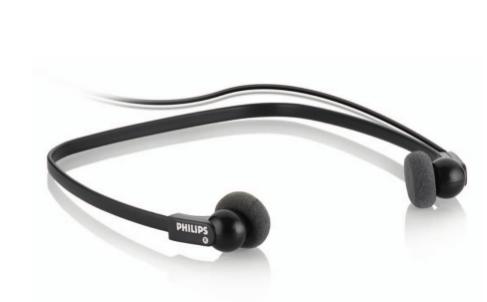 Philips LFH0234 Cuffie Cablato Passanuca MUSICA Nero