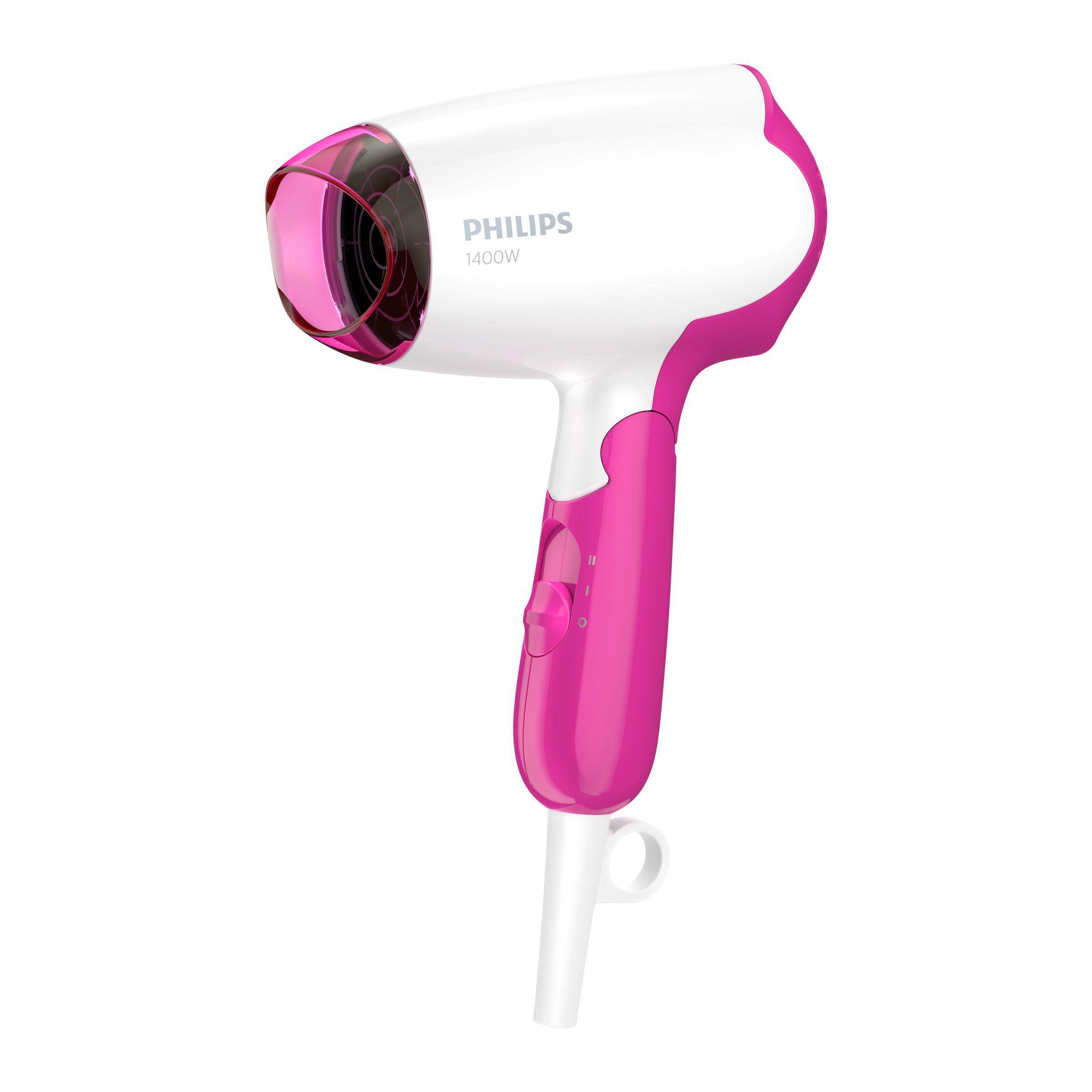 Philips DryCare BHD003/00 asciuga capelli 1400 W Rosa, Bianco