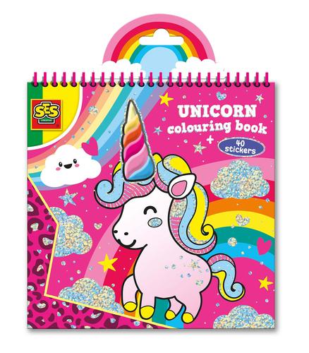 SES CREATIVE Unicorn Colouring Book, 3 Years or Above [00111]