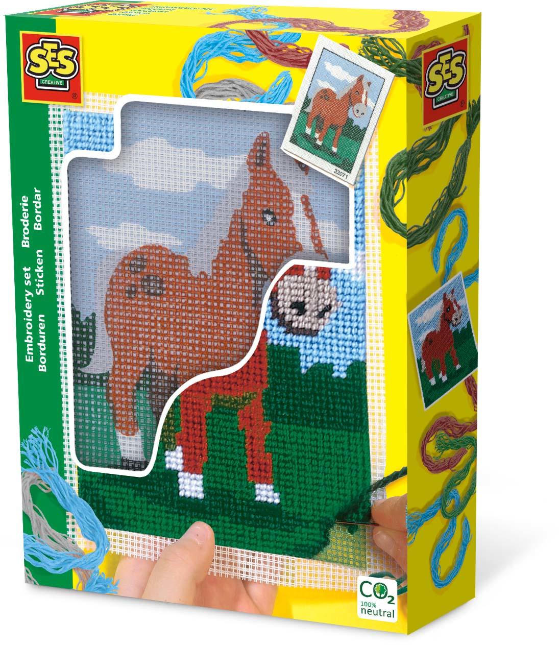 SES CREATIVE Embroidery Horse Set, 6 to 12 Years [00867]