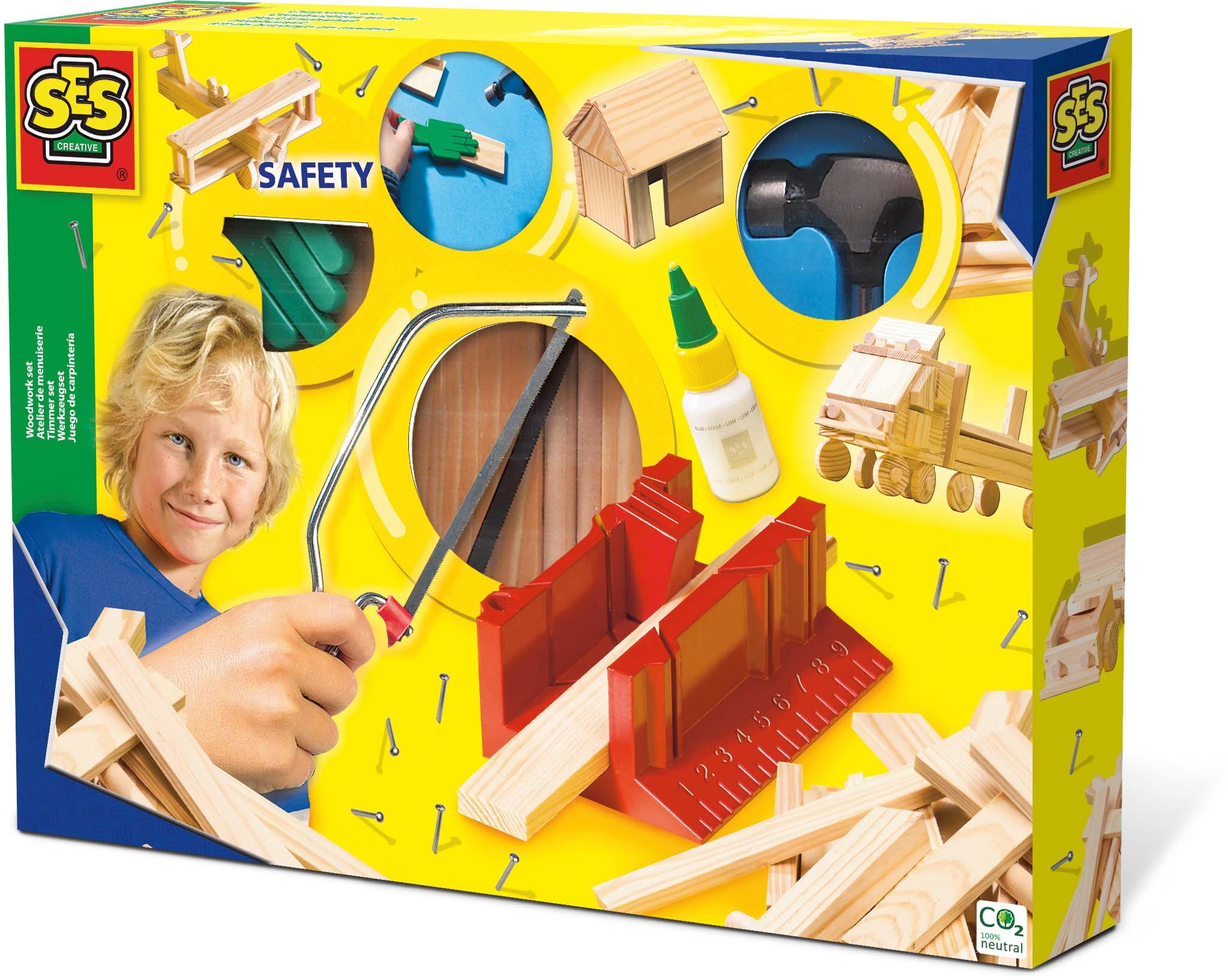 SES CREATIVE Woodwork Set Deluxe Set, 5 Years or Above [00944]