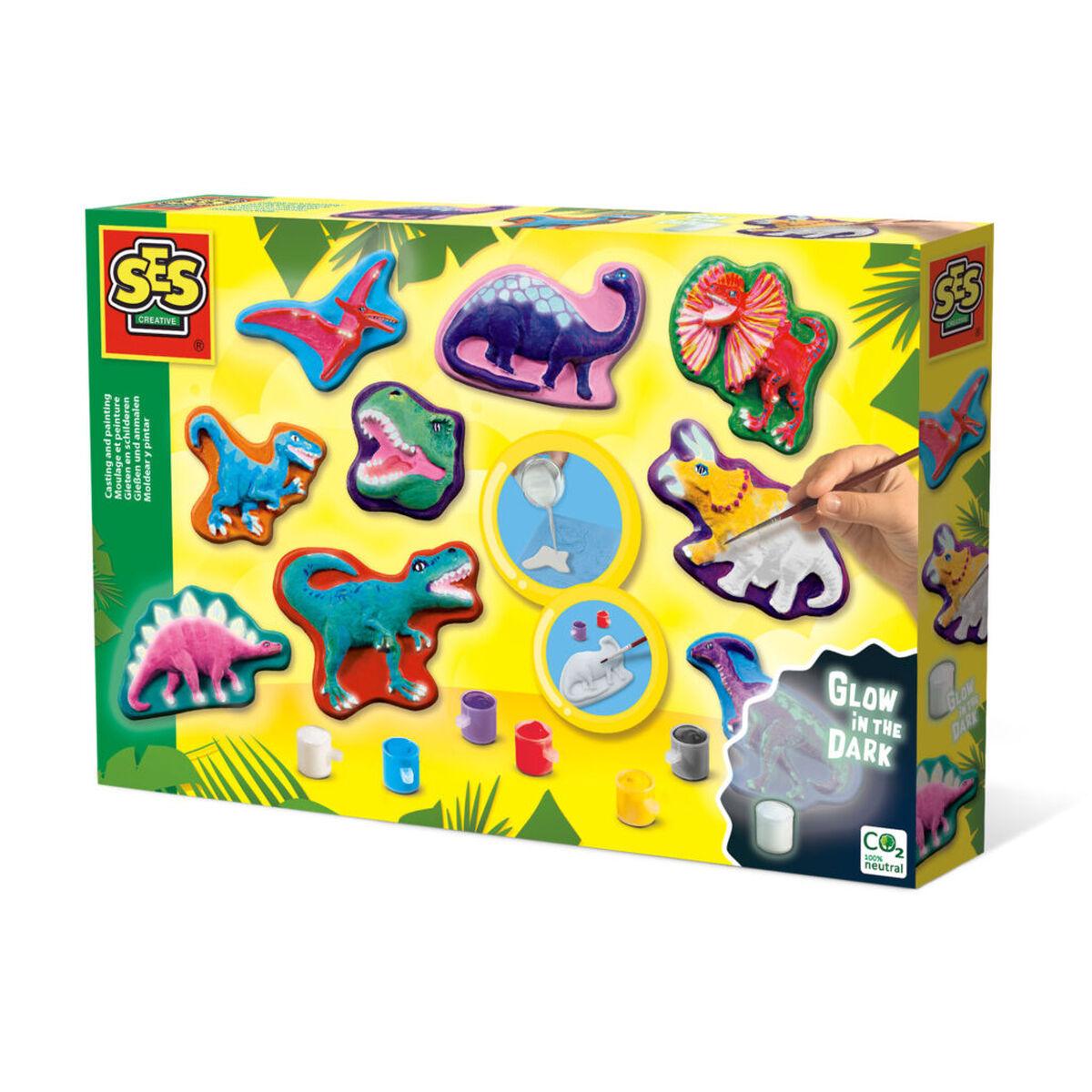 SES CREATIVE Dino Fantasy Casting and Painting Set, Five Years and Above [01292]