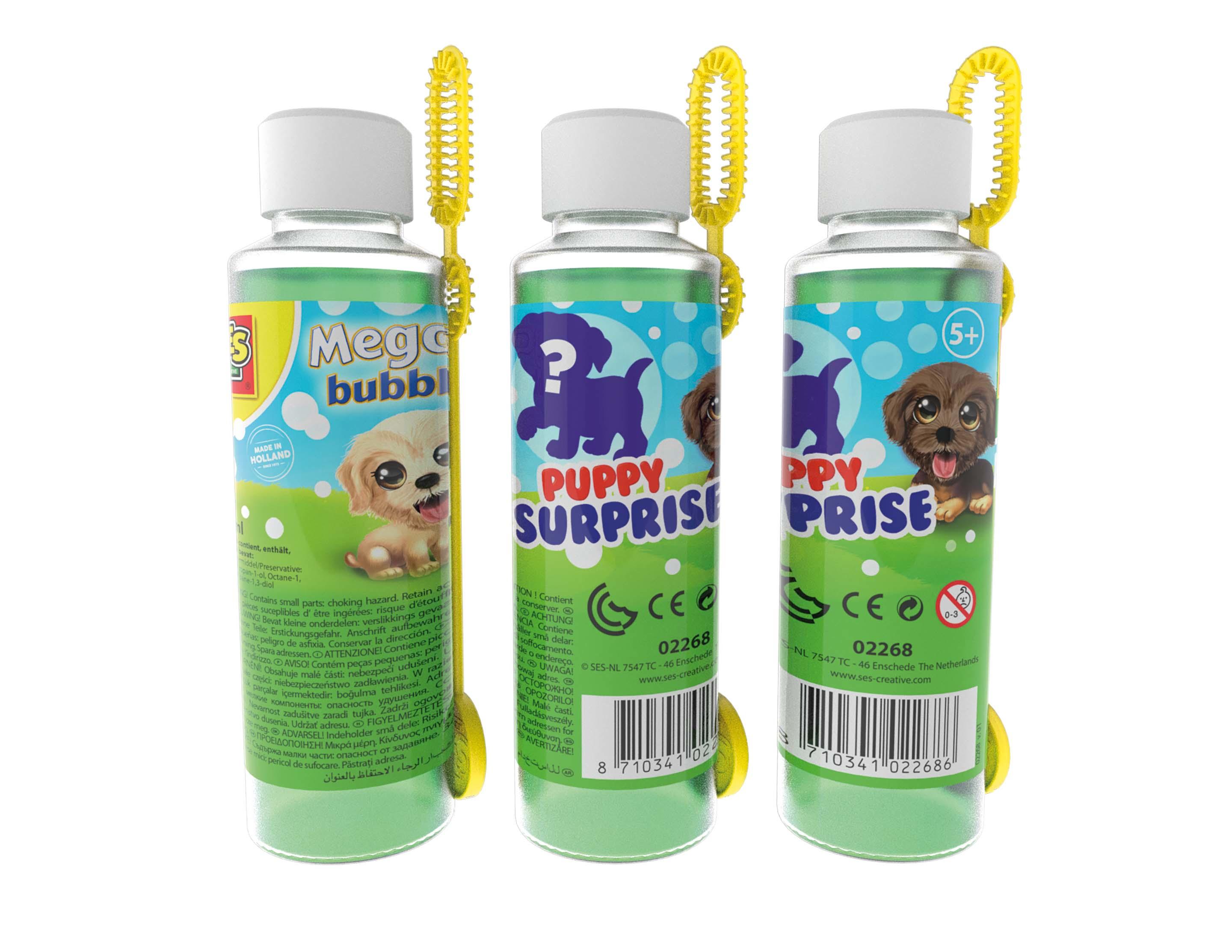 SES Creative Mega bubbles con cucciolo a sorpresa