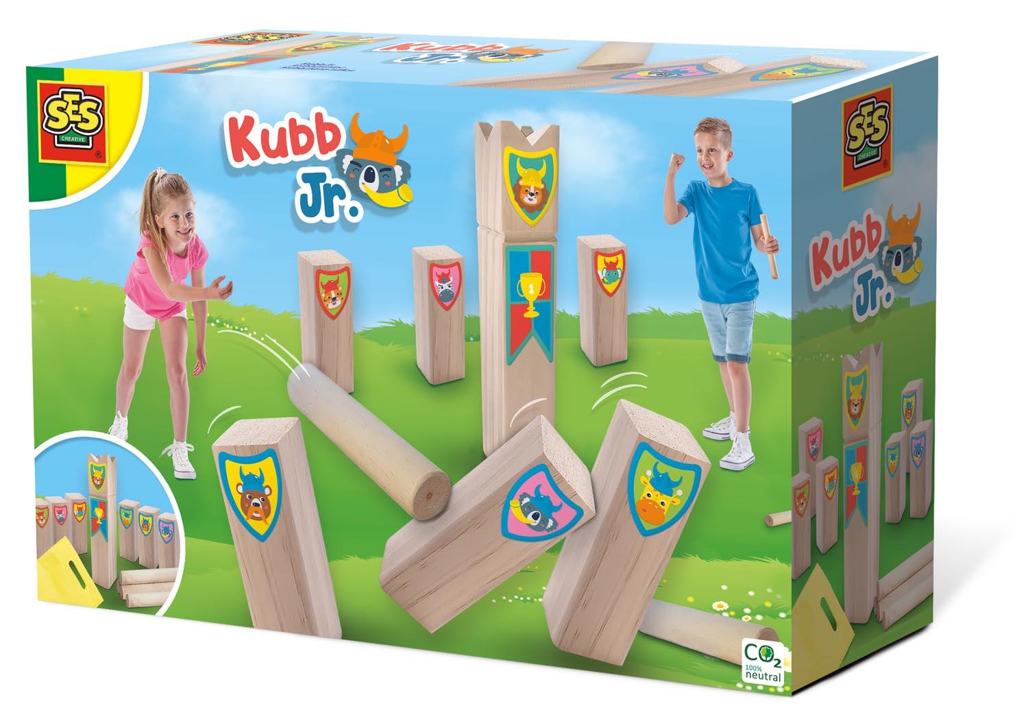 SES CREATIVE Kubb Jr. Game, 6 Years and Above [02297]