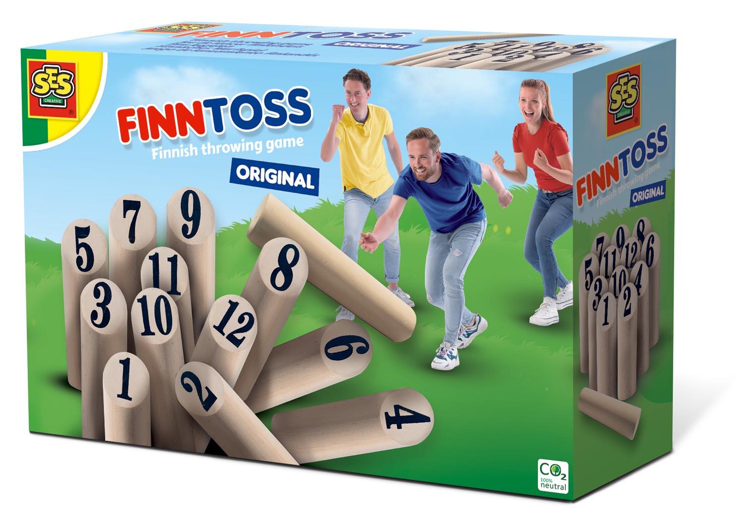 SES CREATIVE Children's Finntoss Original Finnish Throwing Game, 8 Years and Above [02298]