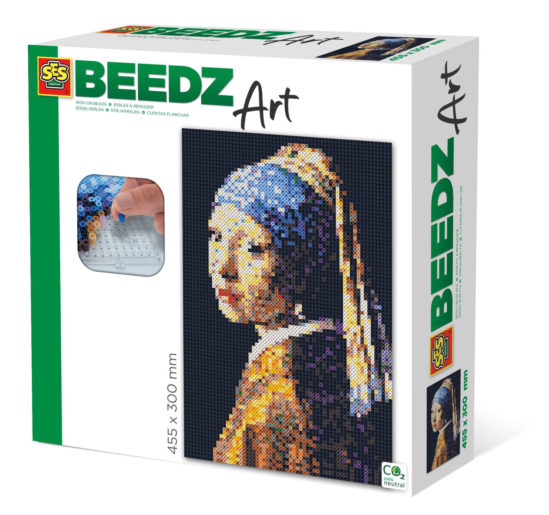 SES Creative Beedz art - Vermeer - La ragazza con l’orecchino di perla