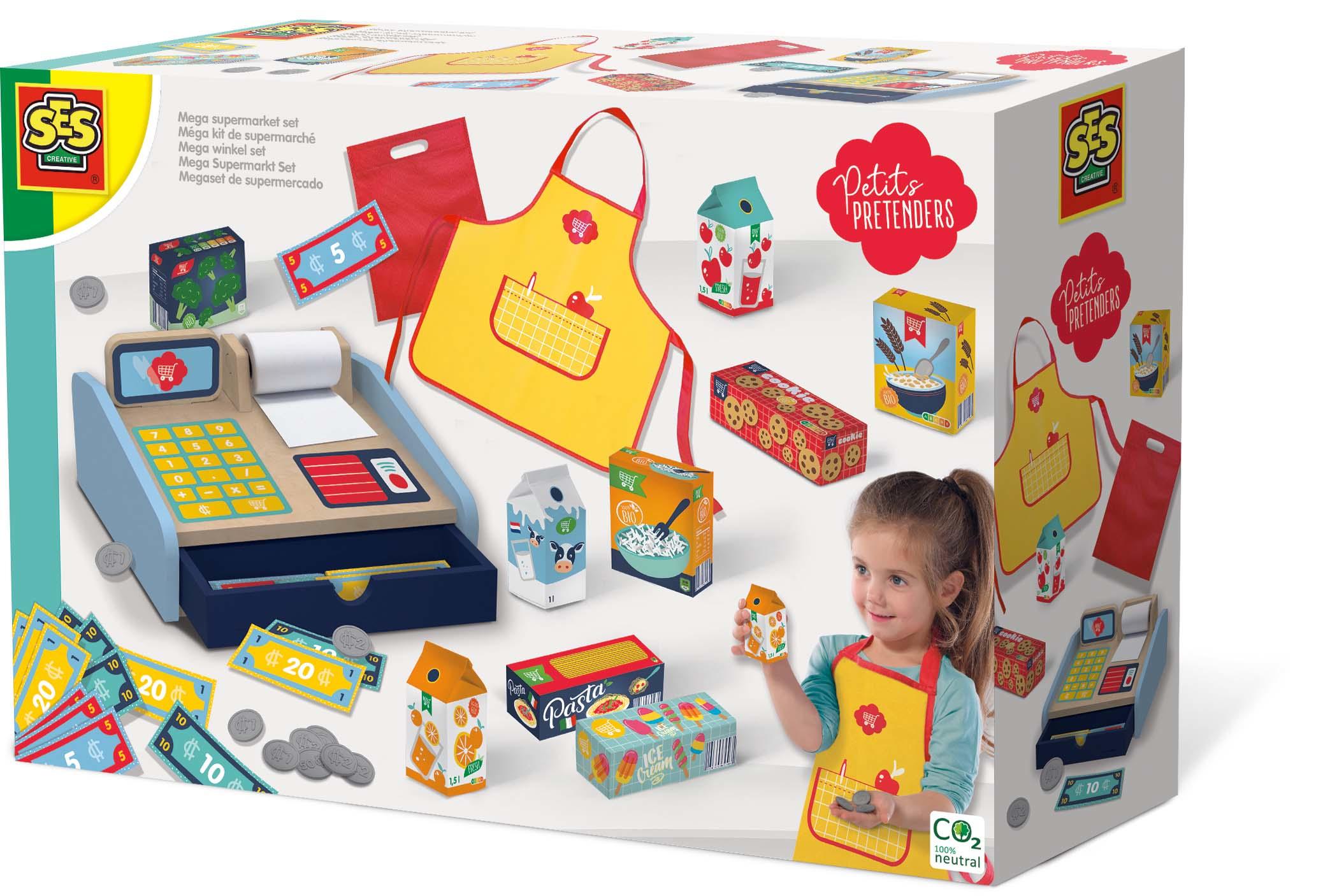 SES Creative Petits Pretenders Mega set supermercato