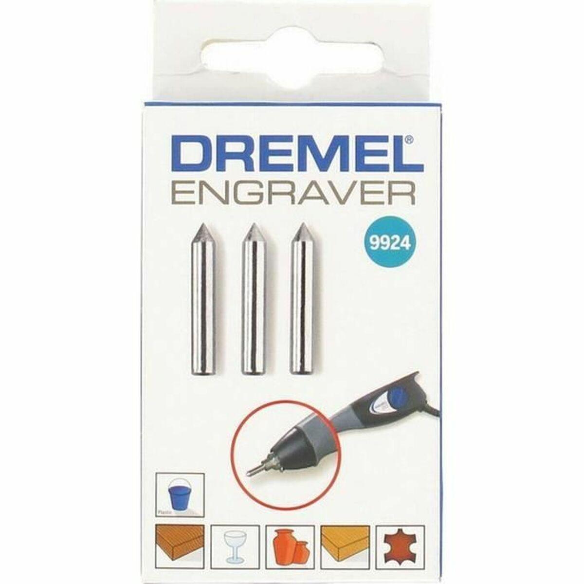 Set di frese multiuso Dremel 9924 (3 Unità )