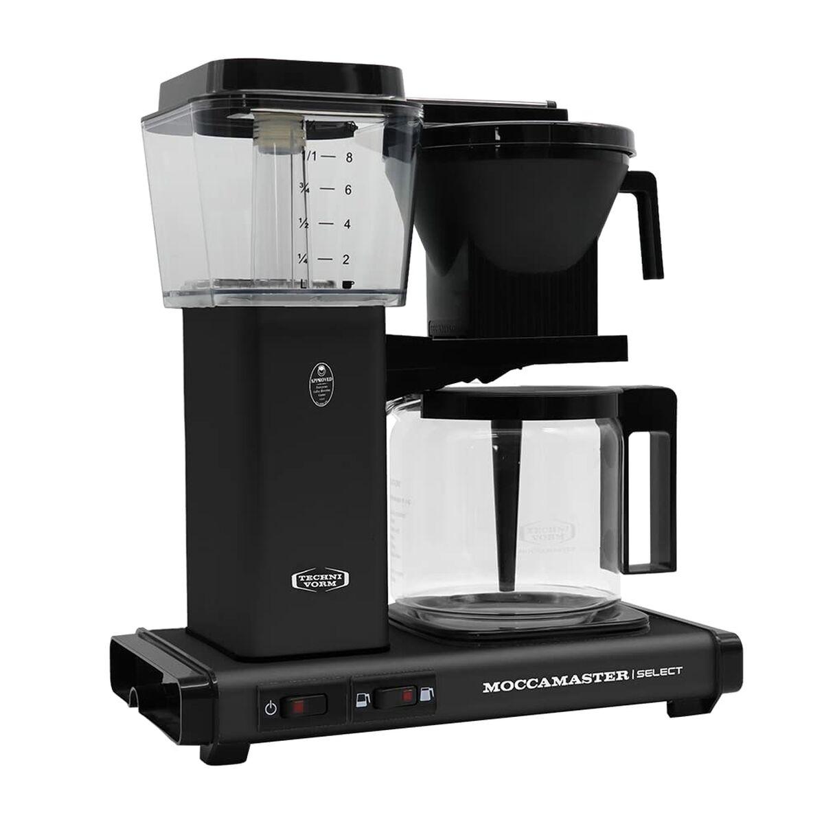 Macchina da caffè a filtro Moccamaster 53983, 1,25 litri, 1520 W, Nero opaco