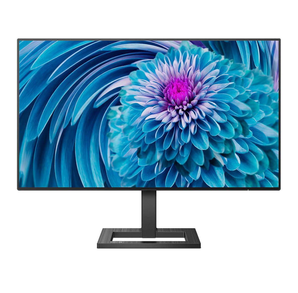 PHILIPS MONITOR 27" LED IPS QHD 16:9 1MS 75HZ, 350 CDM, DP/HDMI, REG ALTEZZA, MULTIMEDIALE