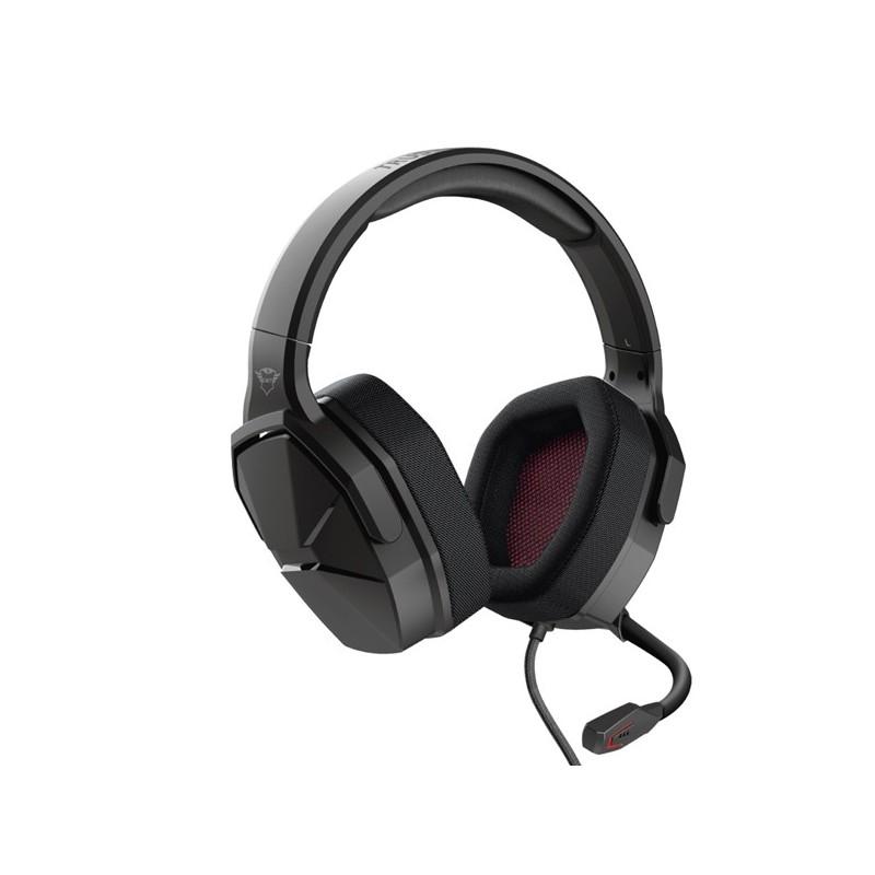 TRUST CUFFIE GXT4371 WARD GAMING CON MICROFONO BLACK 23799