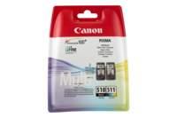 CANON BLISTER ORIGINALE PG-510 NERO CL-511 COLORI 2970B010