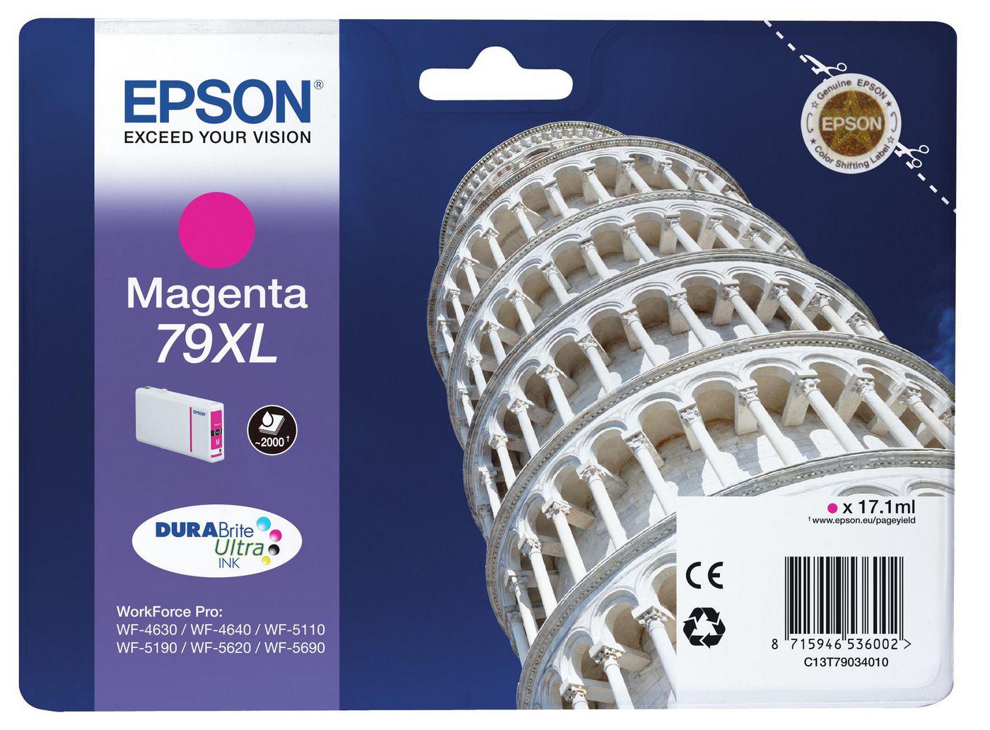 EPSON CART INK MAGENTA XL PER WF-5620 SERIE TORRE DI PISA