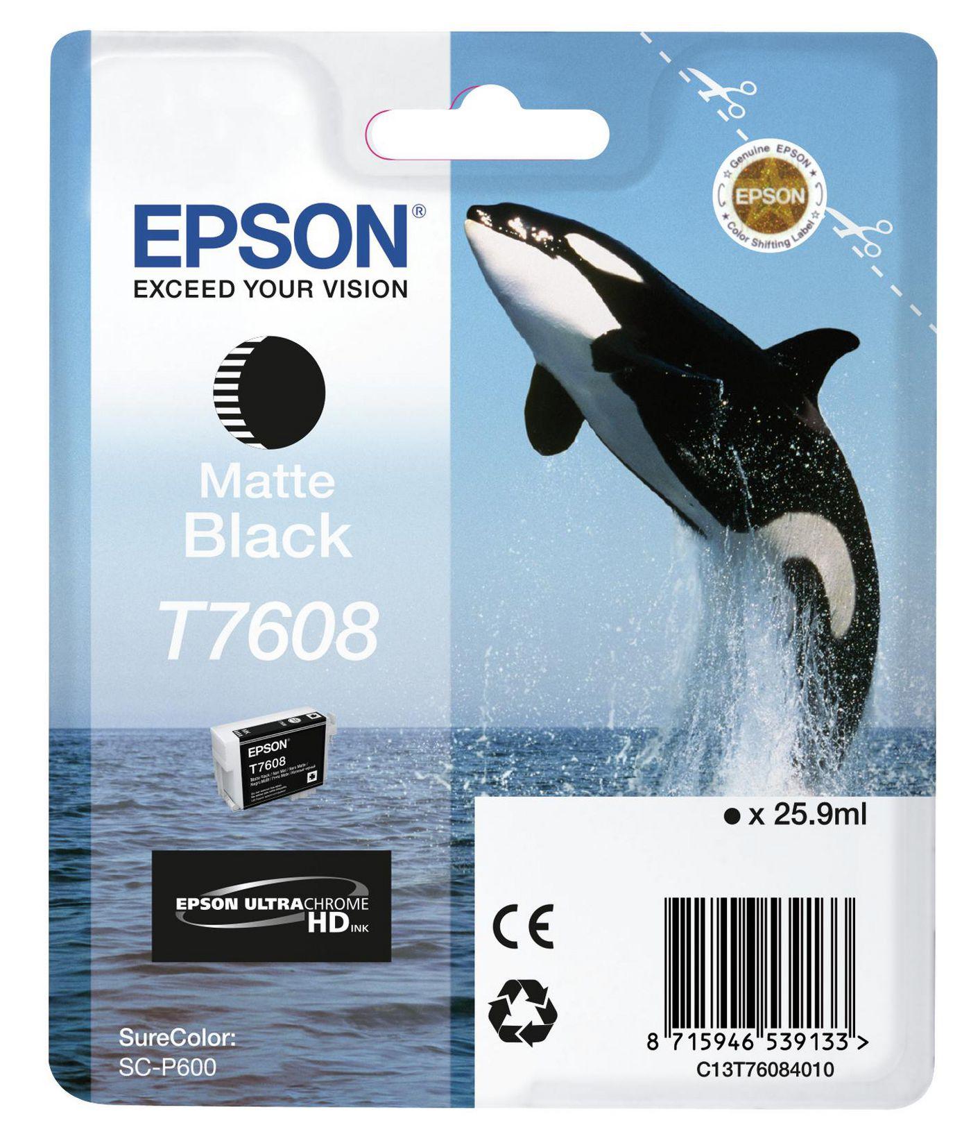 Epson Nero Matte T7608