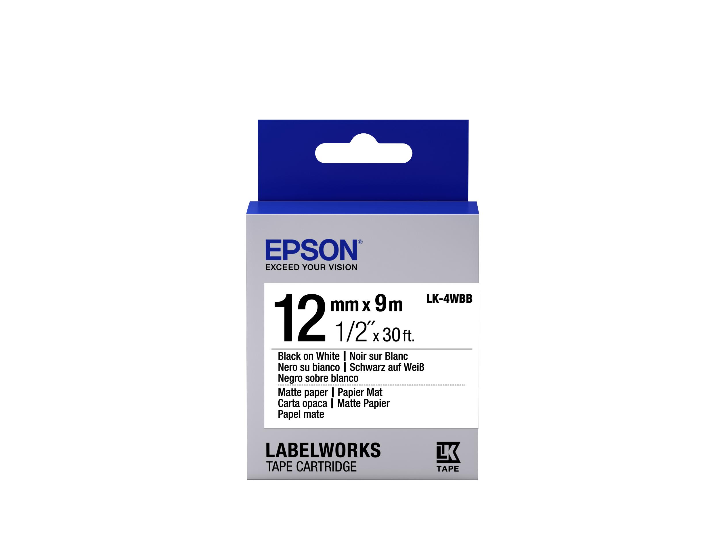 S654023 NASTRO EPSON LK-4WBB W12/L9