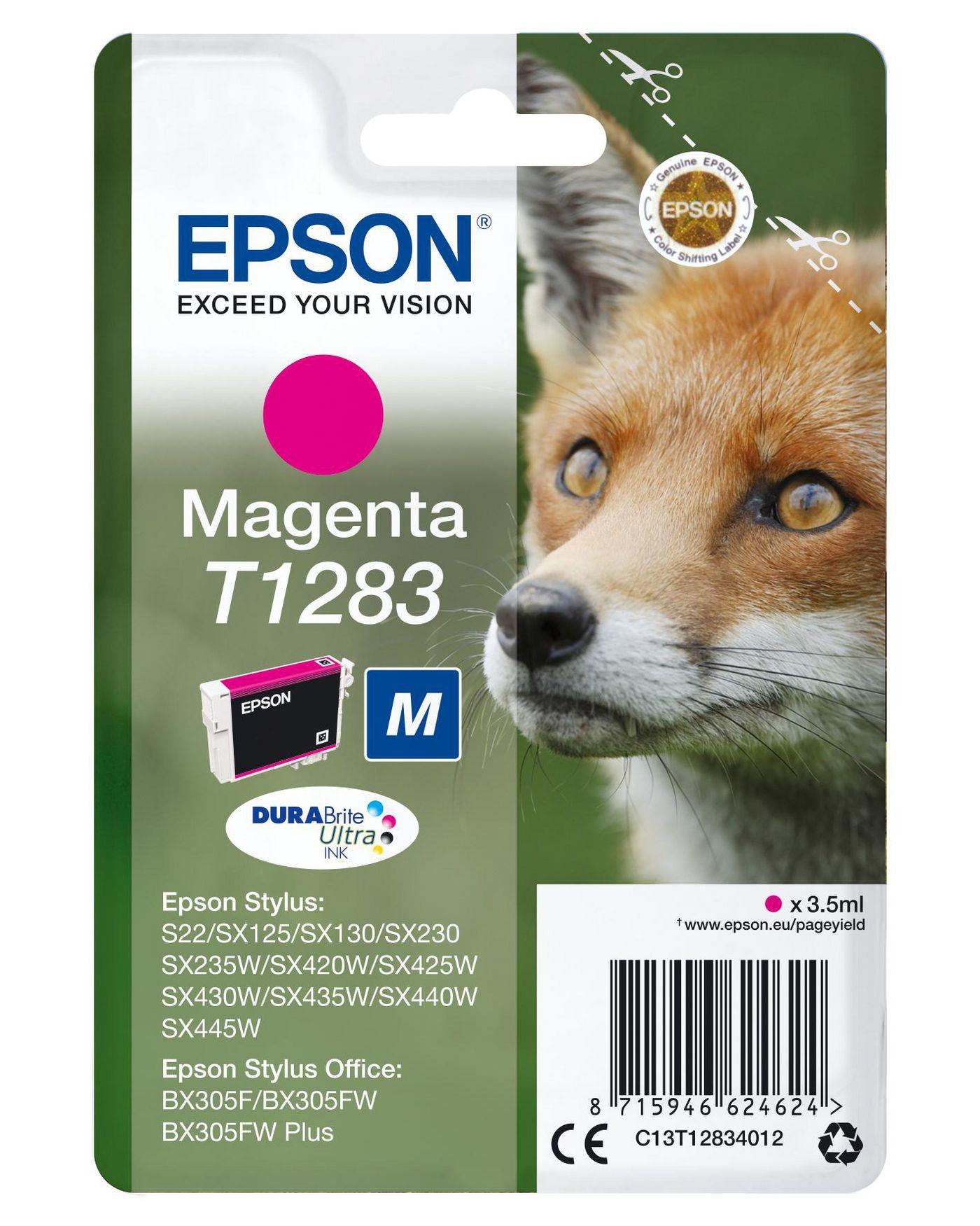 EPSON CART INK MAGENTA STYLUS S22/SX125/SX420W, SERIE M VOLPE