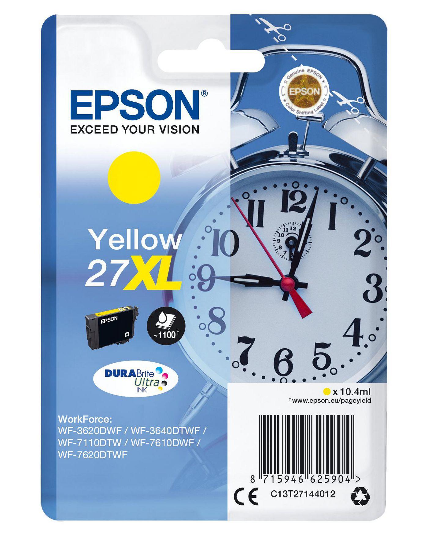 CARTUCCIA INK SVEGLIA 27XL YELLOW