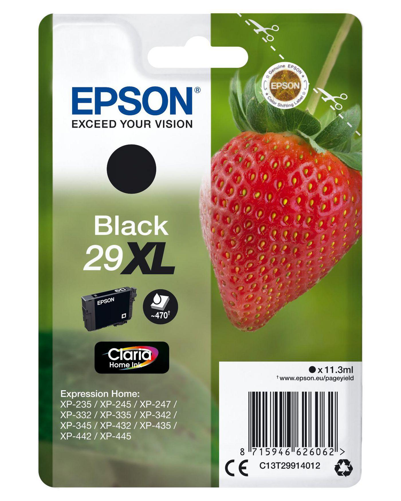 EPSON CART. INK NERO 29XL SERIE FRAGOLA