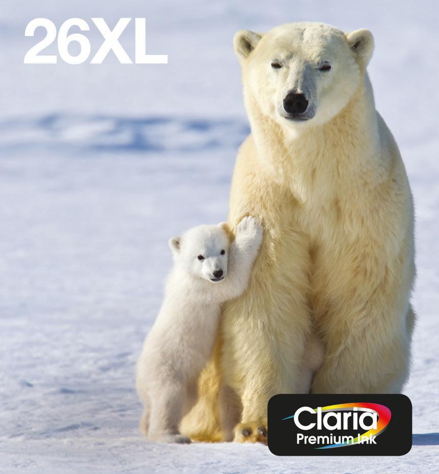 Epson Polar bear Multipack 4-colours 26XL EasyMail (Epson Multipack 26XL EasyMail - 4 pakk)