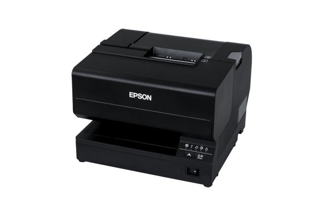 EPSON TM-J7700 bianco USB, LAN, PS-180, alimentatore a foglio singolo