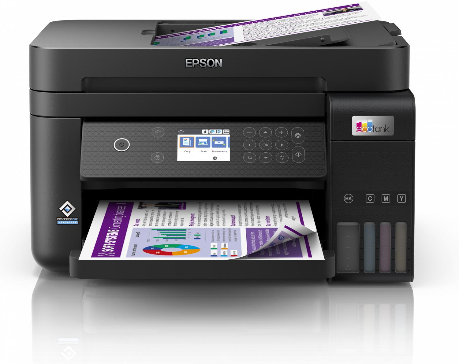 Epson EcoTank ET-3850 Ad inchiostro A4 4800 x 1200 DPI 33 ppm Wi-Fi (EcoTank ET-3850 A4 Colour MFP)