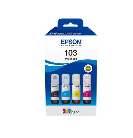 Epson C13T00S64A cartuccia d'inchiostro 4 pz Originale Nero Ciano Magenta Giallo (Epson 103 Multipack - 4 pakker - sort)