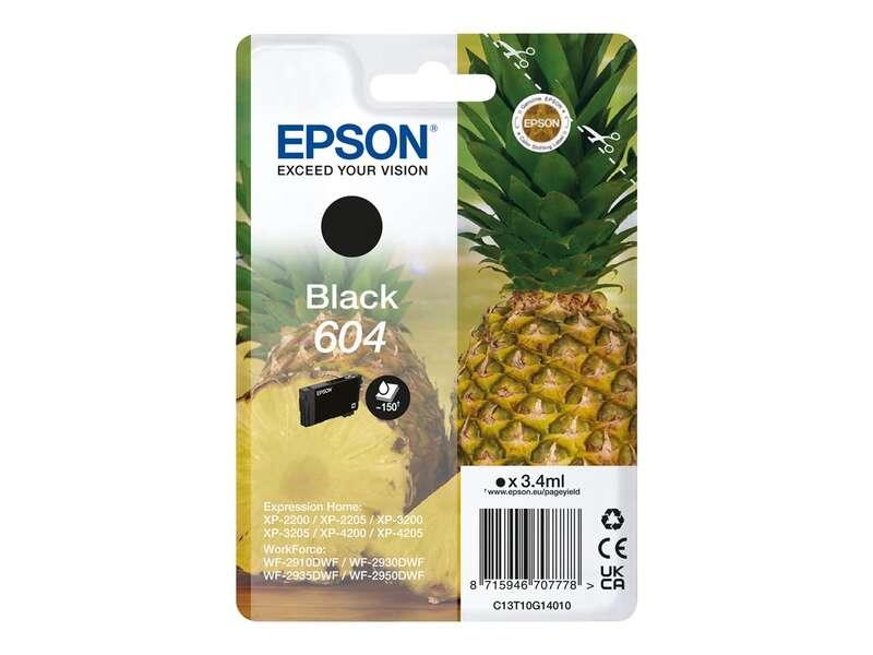 INK EPSON 604 C13T10G14010 Nero Ananas x XP-2200 XP-3200 XP-4200 WF-2910DWF WF-2930DWF WF-2950DWF