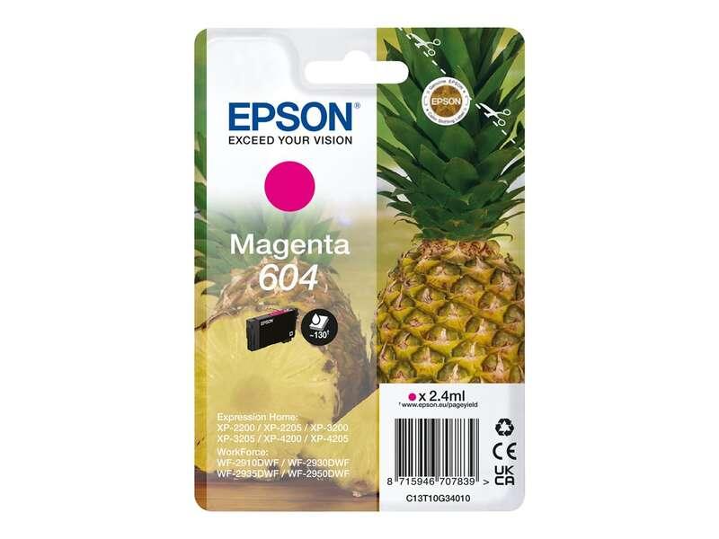 INK EPSON 604 C13T10G34010 Magenta Ananas x XP-2200 XP-3200 XP-4200 WF-2910DWF WF-2930DWF WF-2950DWF