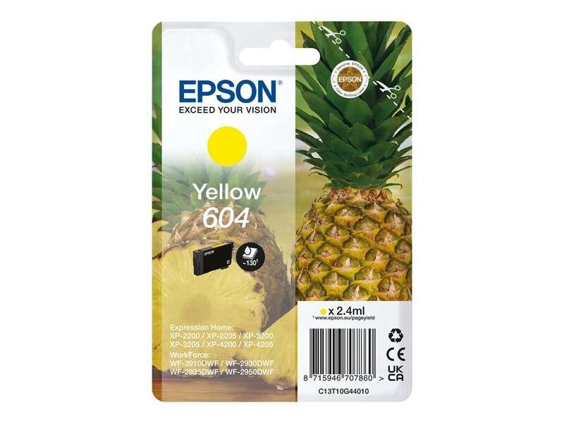 INK EPSON 604 C13T10G44010 Giallo Ananas x XP-2200 XP-3200 XP-4200 WF-2910DWF WF-2930DWF WF-2950DWF