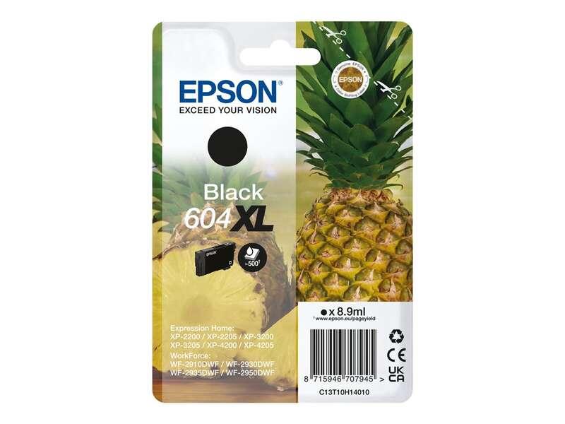 INK EPSON 604XL C13T10H14010 Nero Ananas x XP-2200 XP-3200 XP-4200 WF-2910DWF WF-2930DWF WF-2950DWF