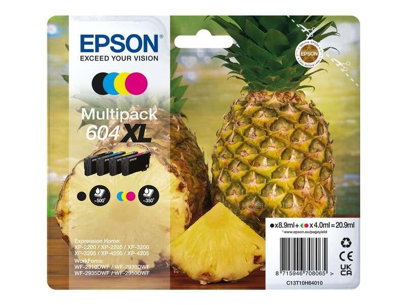 MULTIPACK EPSON 604XL C13T10H64010 Ananas x XP-2200 XP-3200 XP-4200 WF-2910DWF WF-2930DWF WF-2950DWF