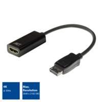 Adattatore femmina ACT da DisplayPort a HDMI, 4K, borsa con cerniera