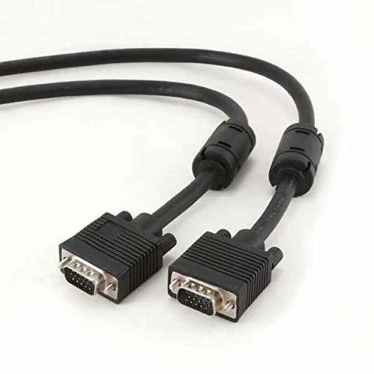 CableXpert 10m - VGA (D-Sub) - VGA (D-Sub) - Nero - Maschio/Maschio CC-PPVGA-10M-B