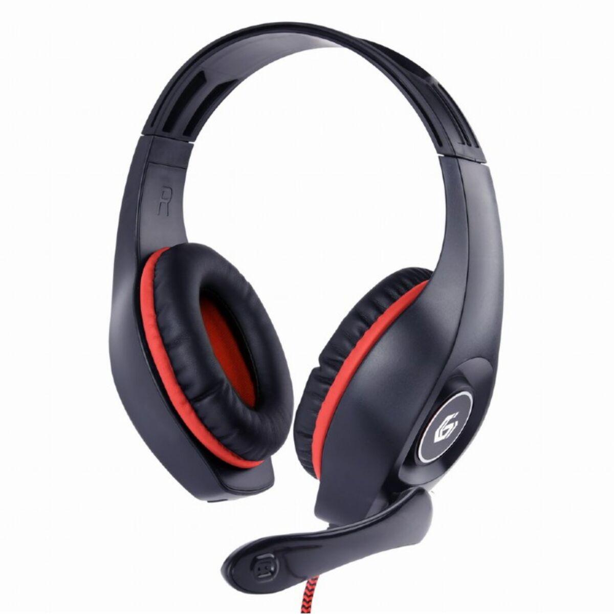 GMB Gaming - Cuffie - Archetto - Gaming - Nero - Rosso - GHS-05-R