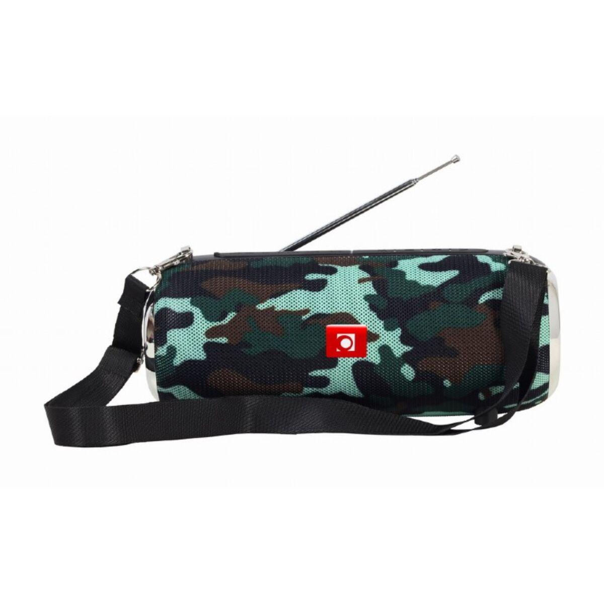 Altoparlante Bluetooth portatile Gembird radio FM camo - altoparlante SPK-BT-17-CM