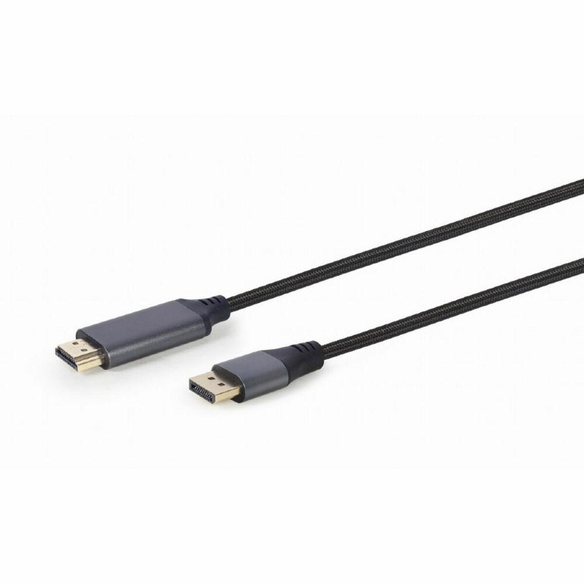 CableXpert CC-DP-HDMI-4K-6 Cavo da DisplayPort a HDMI Premium 1,8 m - Cavo - Digitale/Display/Video C